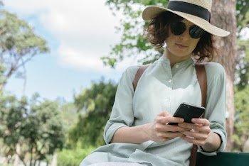 Woman In Green Sleeved Shirt