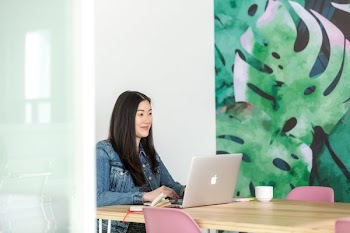 Woman In Office