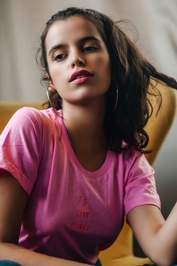 Woman In Pink Shirt On Focus Photography