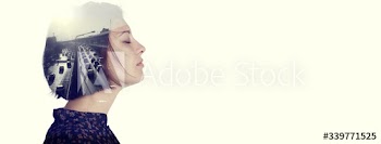 Woman in profile