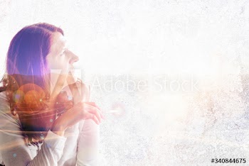 Woman in profile