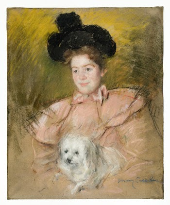 Woman in Raspberry Costume Holding a Dog (c.… | Free public domain illustration