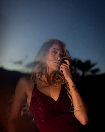 Woman In Red Dress