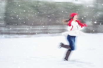 Woman in Snow