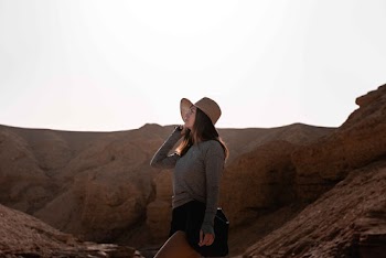 Woman In The Desert