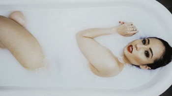 Woman In Tub