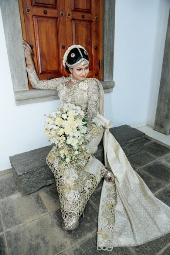 Woman in White Bridal Gown