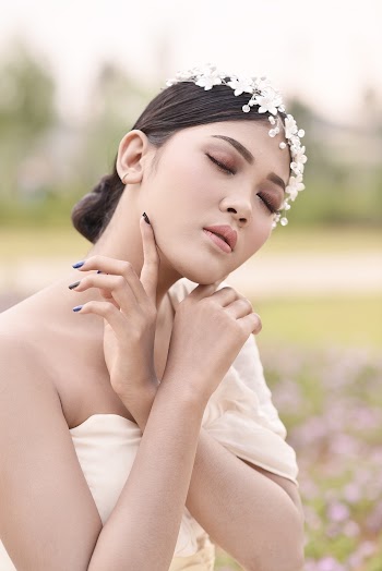 Woman In White Dress