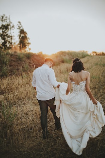 Woman in White Dress