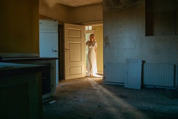 Woman In White Dress 