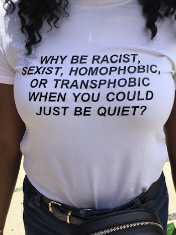 Woman in White Shirt