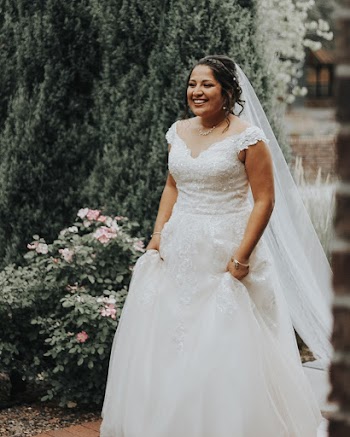 Woman In White Wedding Dress