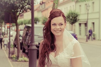 Woman in White Wedding Dress