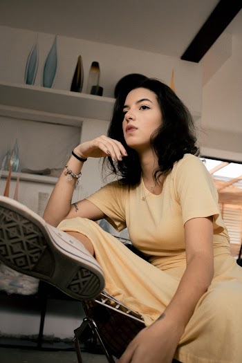 Woman in Yellow Dress