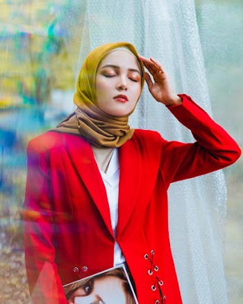 Woman in Yellow Headscarf