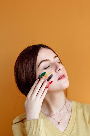 Woman In Yellow Sweater