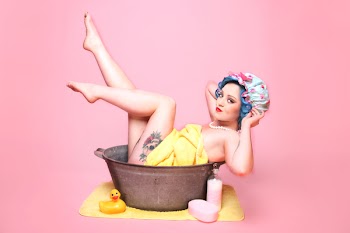 Woman Inside Basin