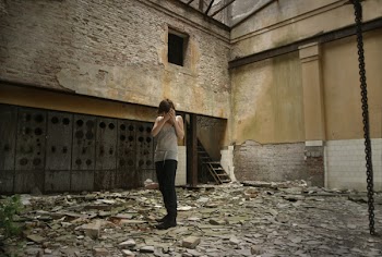 Woman Inside Building