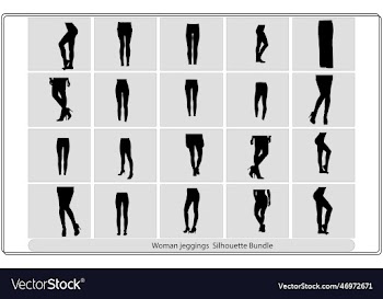 woman jeggings silhouettejeggings bundle