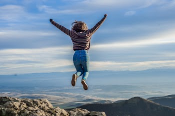Woman Jumping 