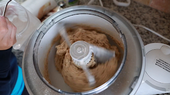 woman kneading bread in a mixer Stock Video Footage - Storyblocks ...