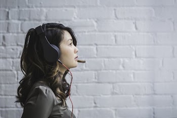 Woman Listening To Music