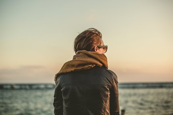 Woman Looking At Horizon