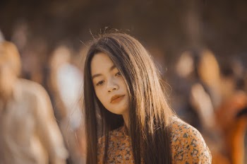 Woman Looking Downward