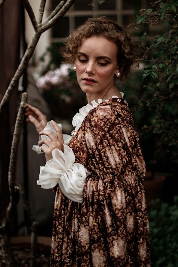 Woman Looking Downwards