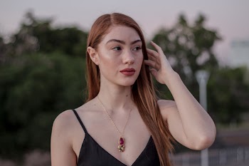 Woman Looking Sideways 
