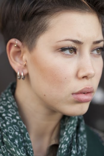 Woman Looking Thru