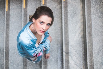Woman Looking Up