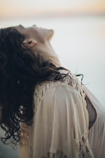Woman Looking Up