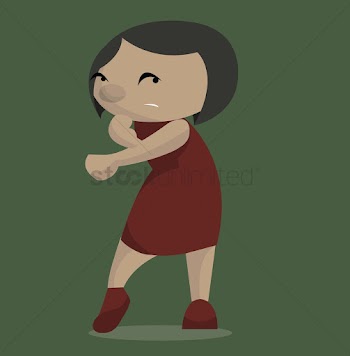 Woman looking worried
