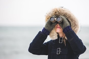 Woman Looks To Distance