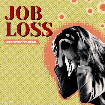 Woman loses her job due to the coronavirus social banner vector | Free  vector - 2307506