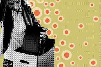 Woman losing her job due to COVID-19 financial impact | Free  illustration - 2306396