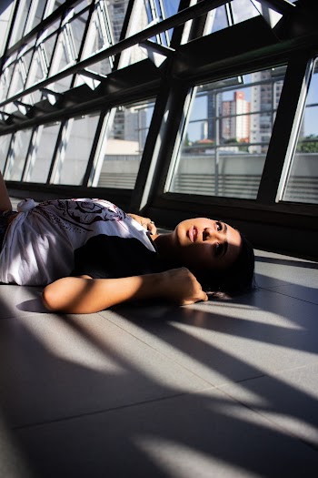 Woman Lying on Floor