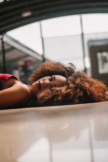 Woman Lying On Floor