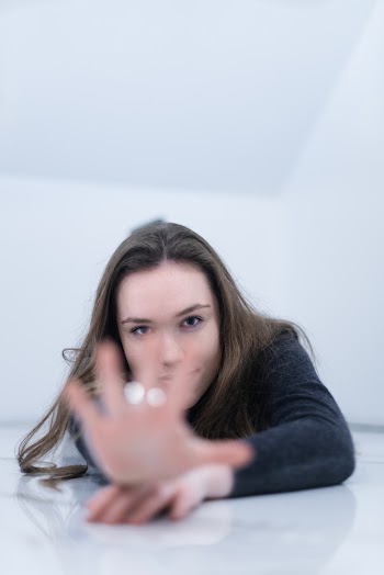 Woman Lying on Floor