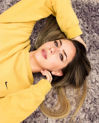Woman Lying on Fur Textile