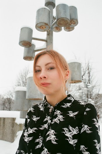 Woman Near Post