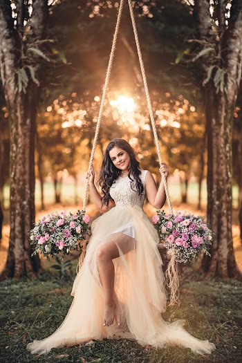 Woman On A Swing
