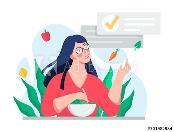 Woman on diet