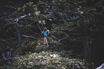 Woman on Forest