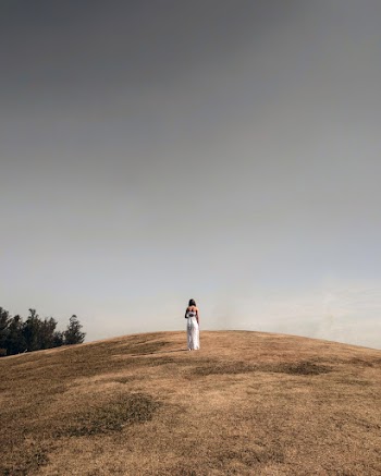 Woman on Hill