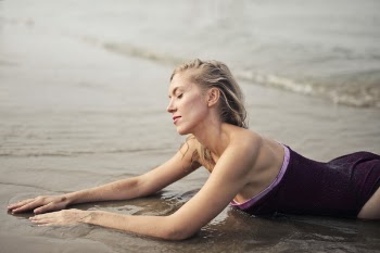 Woman On Seashore