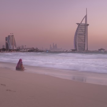 Woman on Seashore