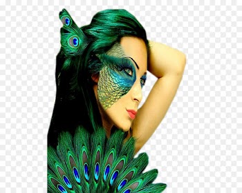 Woman Peafowl Bird - woman 