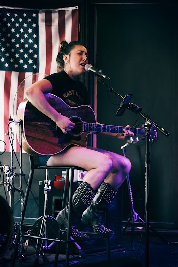 Woman Performing On Stage